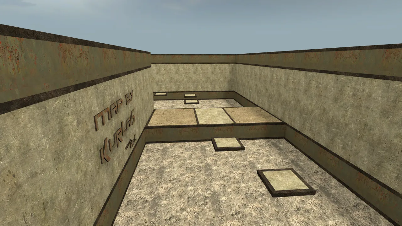 bhop_1n5an3_hard, in-game view