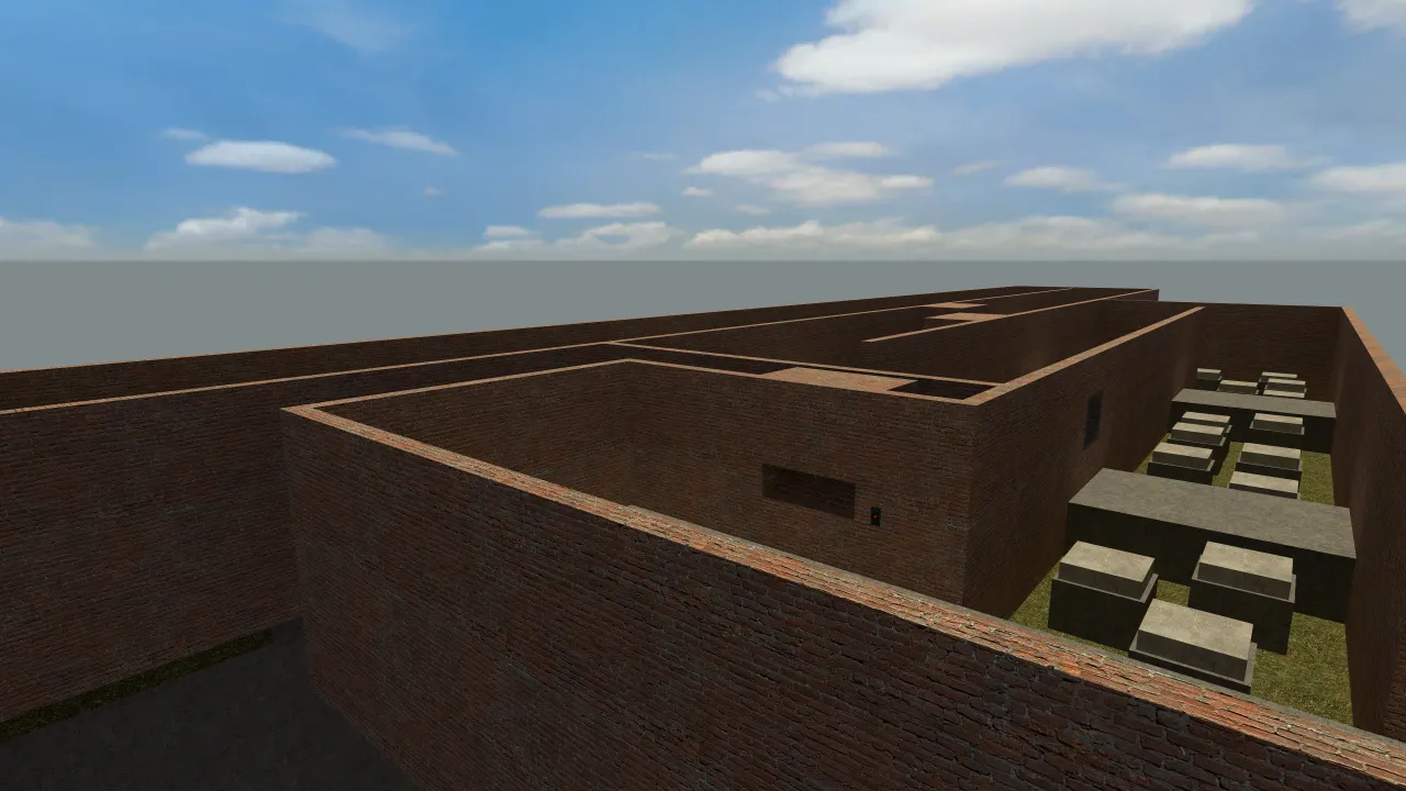 bhop_alley, in-game view