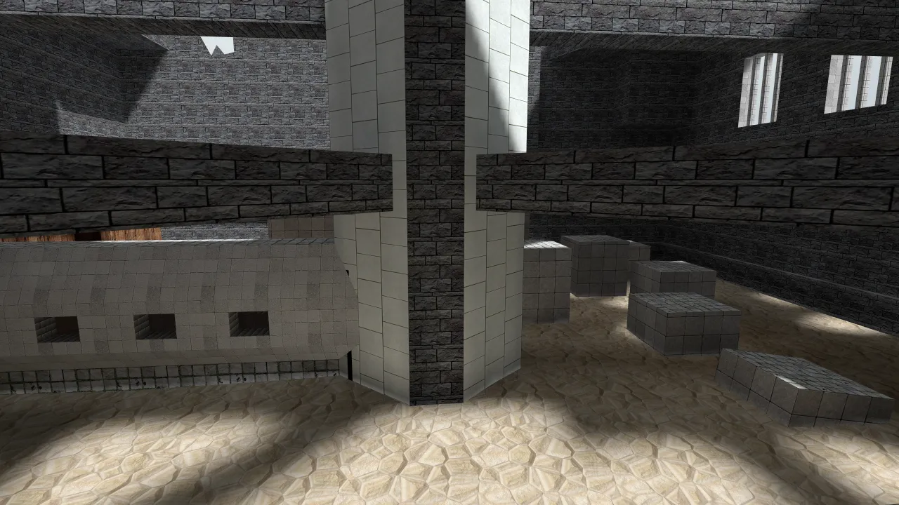 bhop_ancient, in-game view