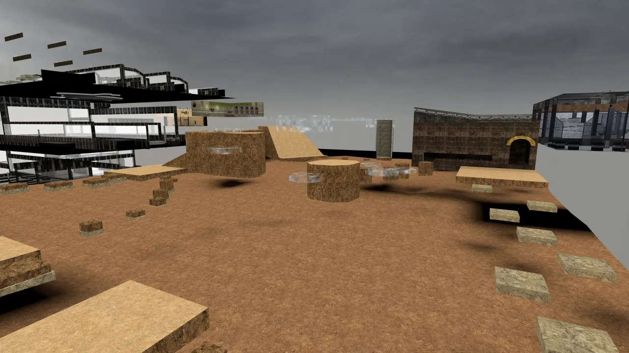 bhop_aoki_final, in-game view