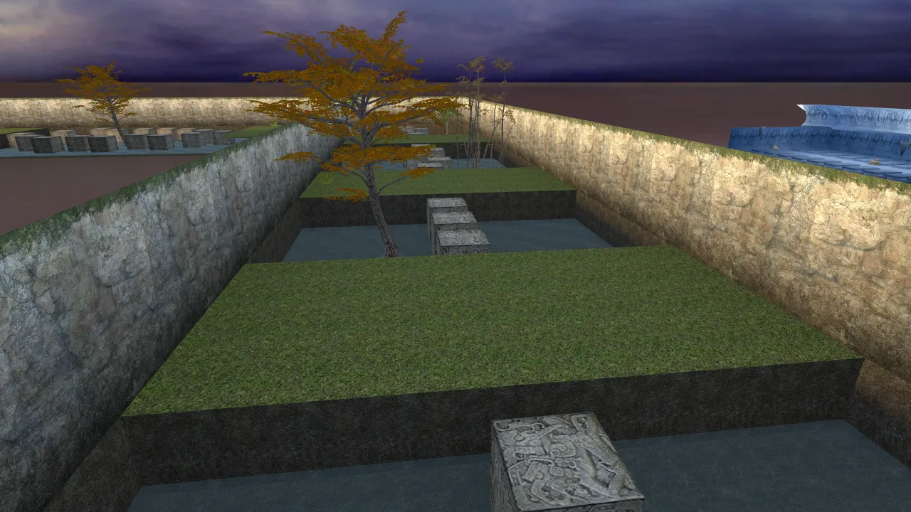bhop_arcane_v1, in-game view