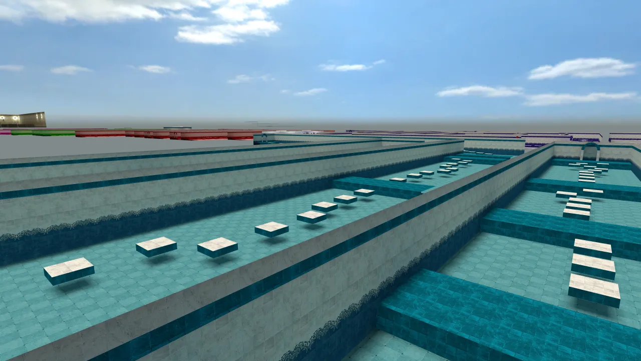 bhop_areaportal_v1, in-game view