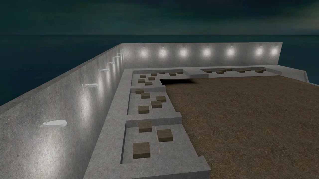 bhop_at_night, in-game view