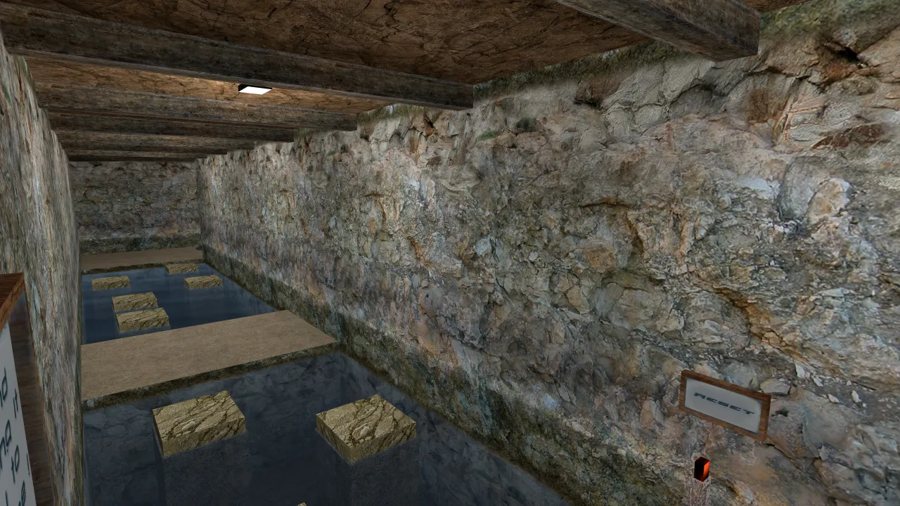bhop_bkz_goldbhop, in-game view