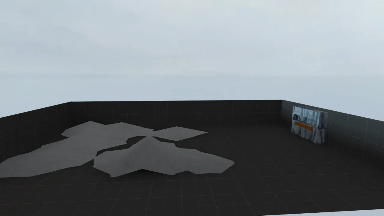 bhop_boxes_snowy, in-game view