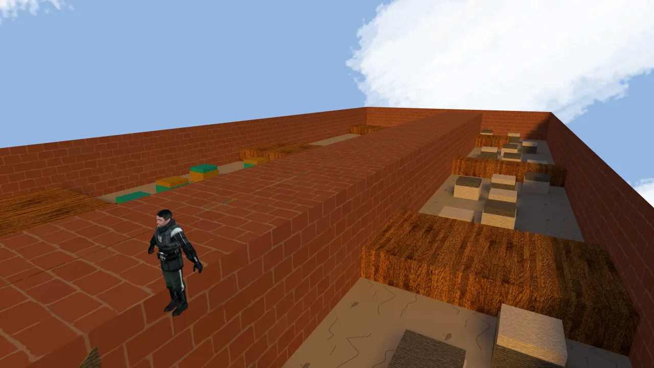 bhop_cartoons, in-game view