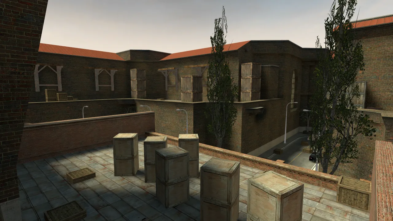 bhop_depot, in-game view