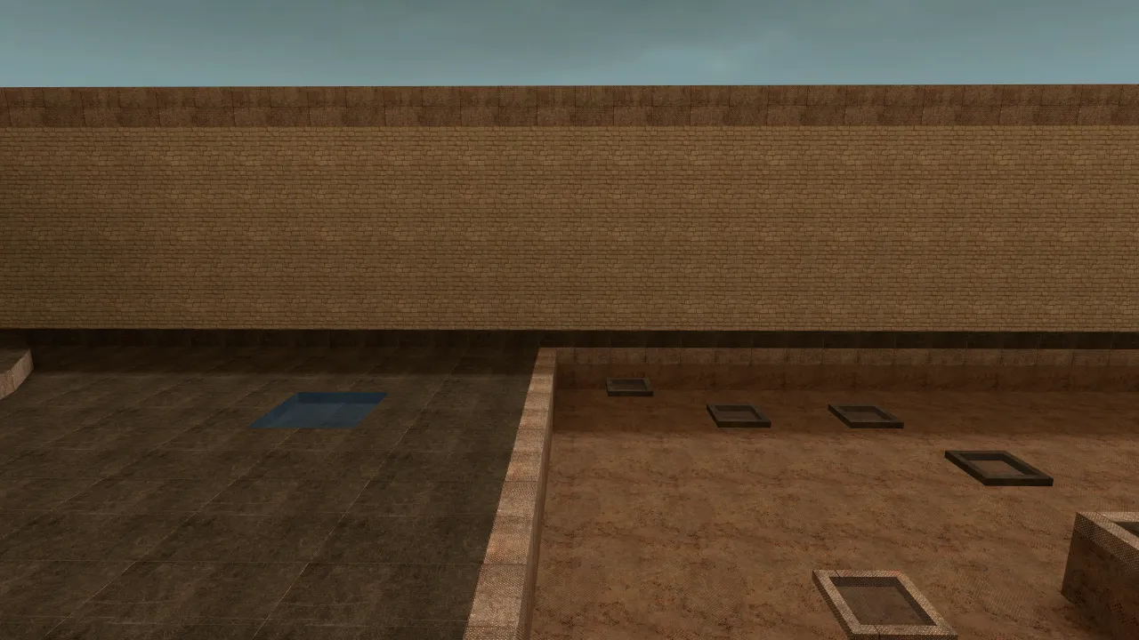bhop_factory_v2, in-game view