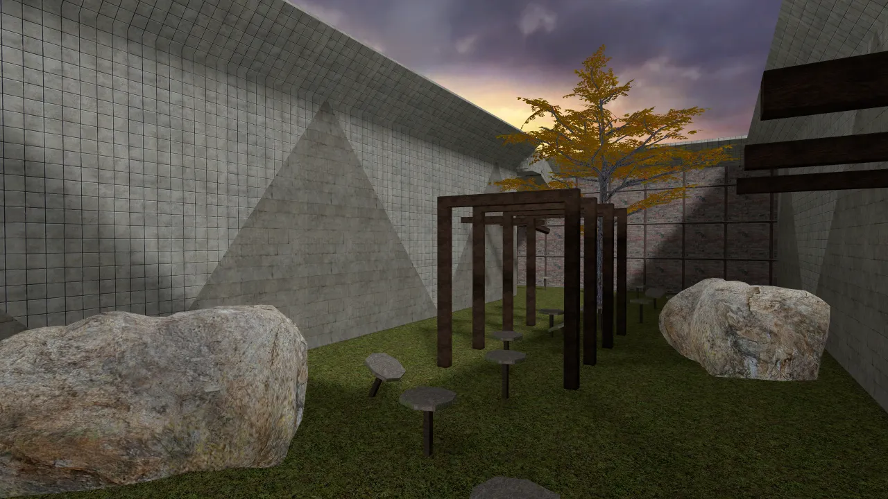bhop_hell, in-game view