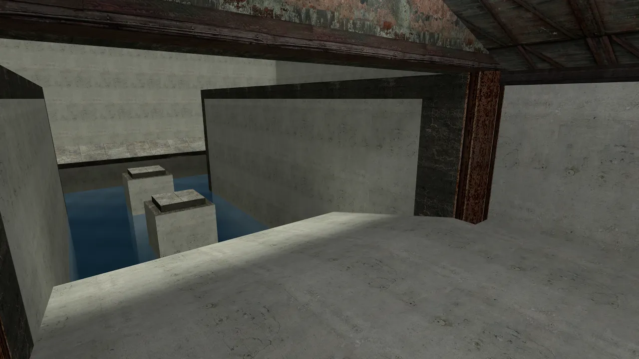 bhop_impecible, in-game view