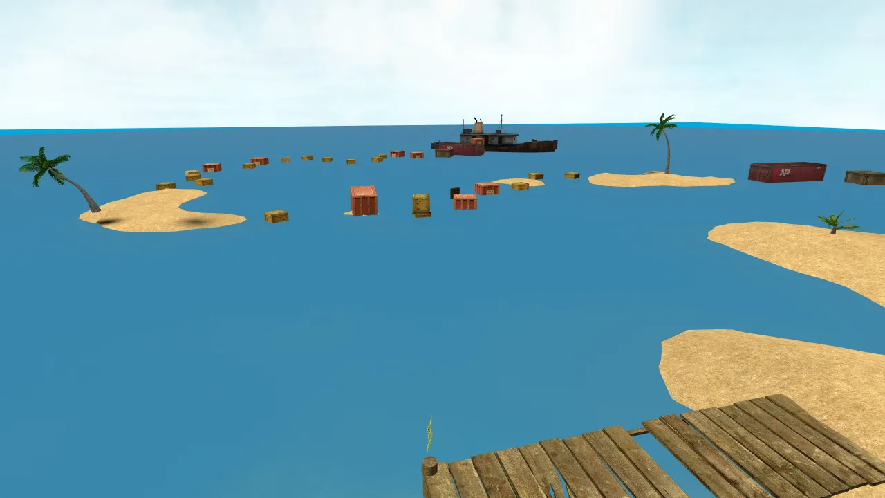 bhop_kz_ocean, in-game view