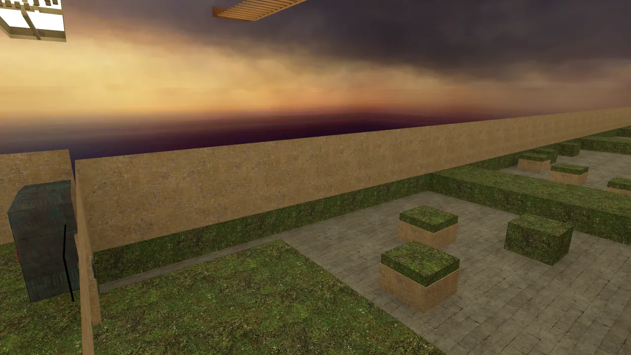 bhop_larena_nodoors, in-game view