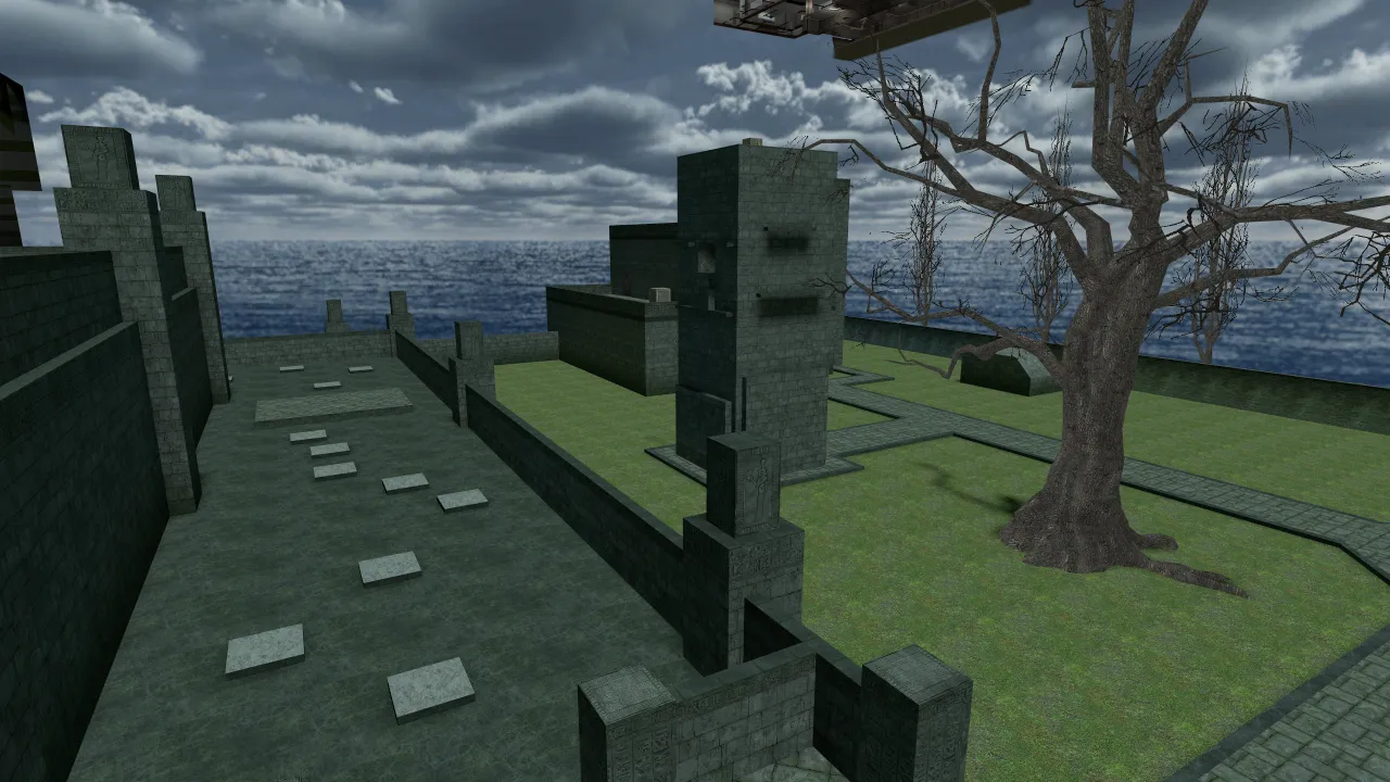 bhop_lost_world, in-game view