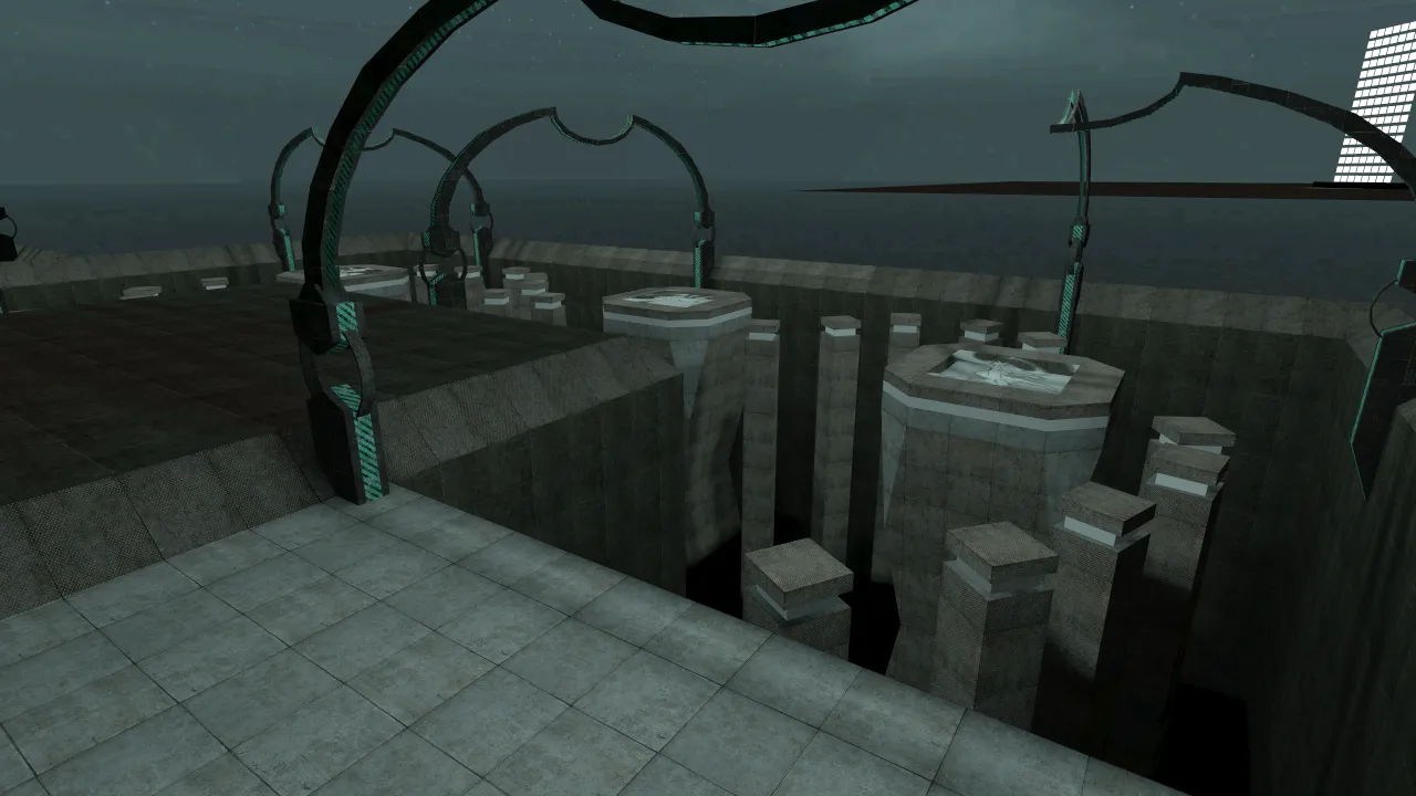 bhop_miku_v2, in-game view