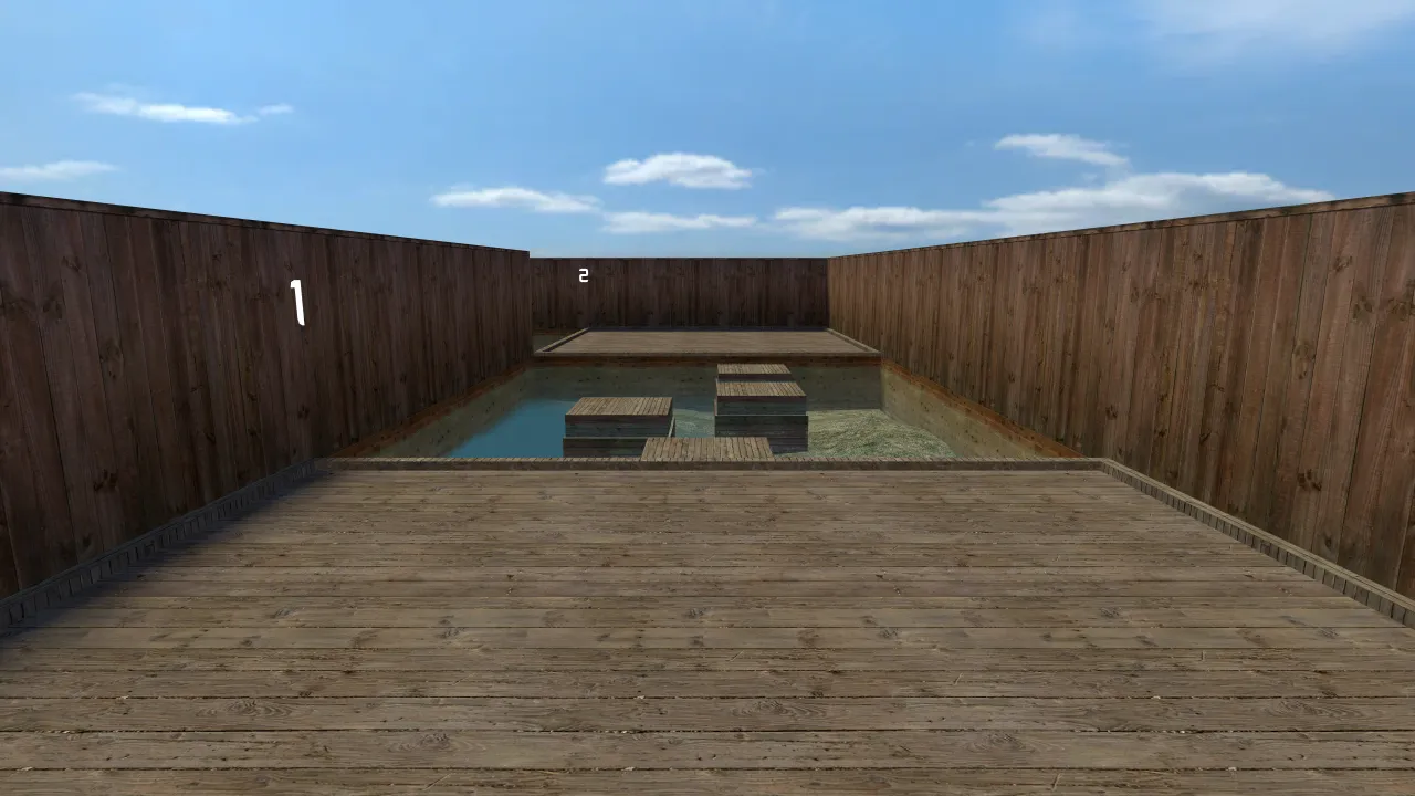 bhop_militia_v2, in-game view