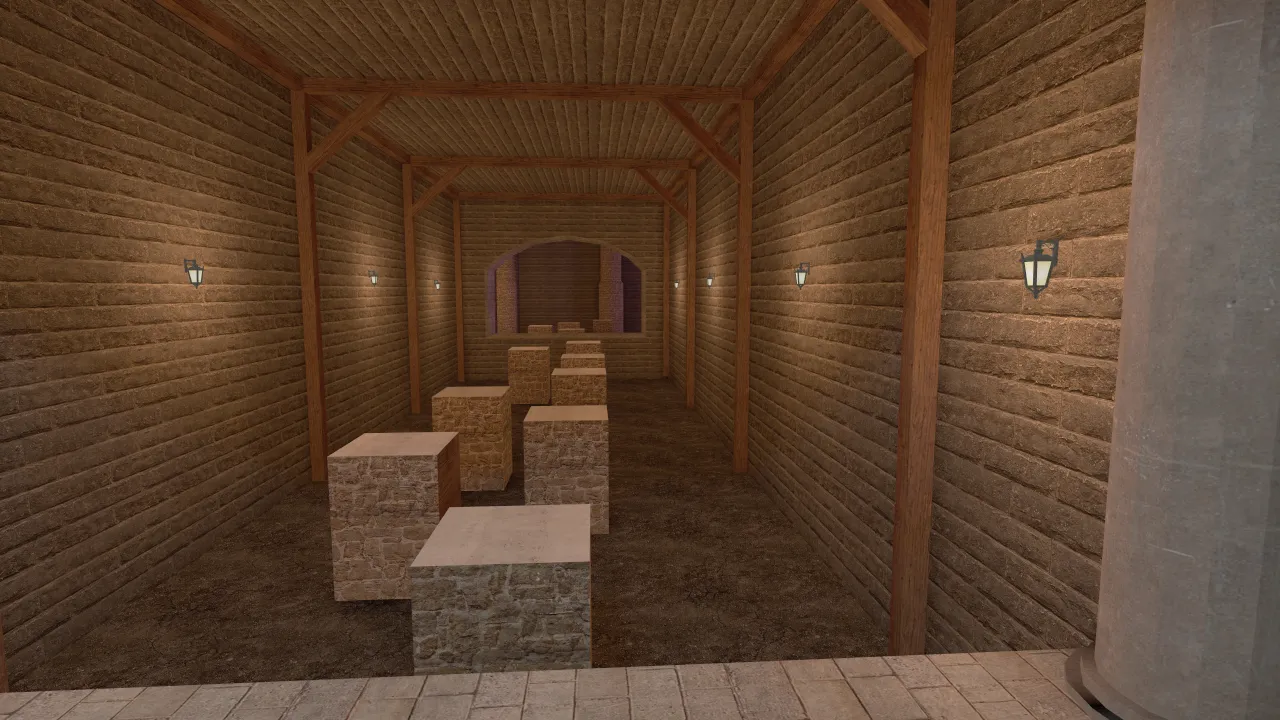 bhop_mine, in-game view