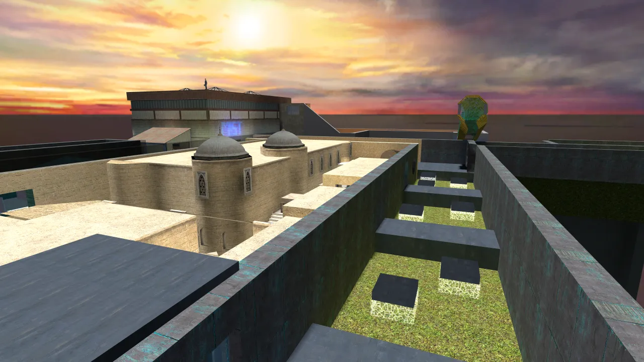 bhop_mist, in-game view