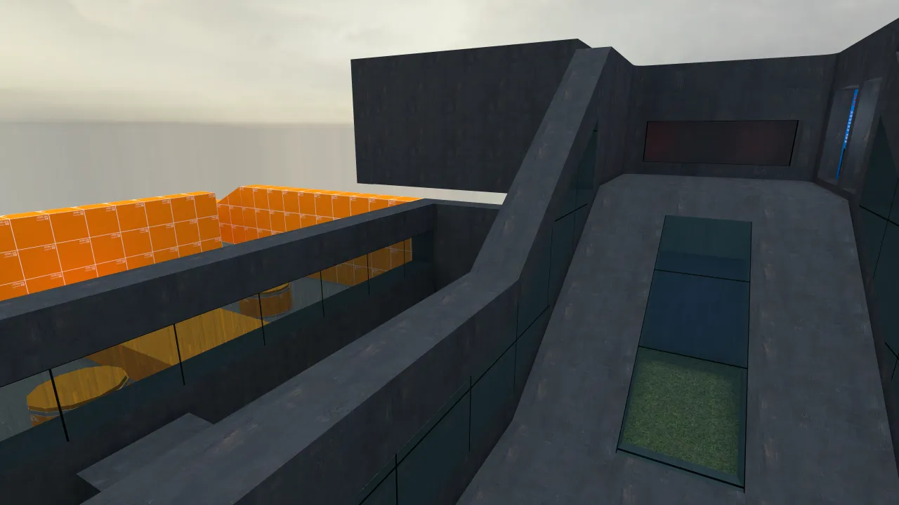 bhop_mist_3, in-game view
