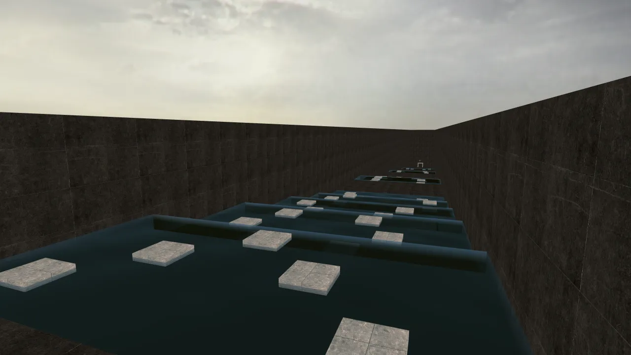 bhop_mp_stairs, in-game view