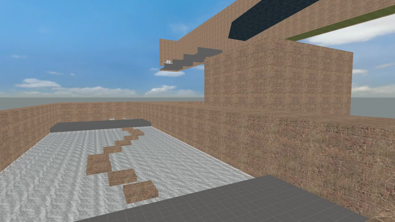 bhop_noob, in-game view