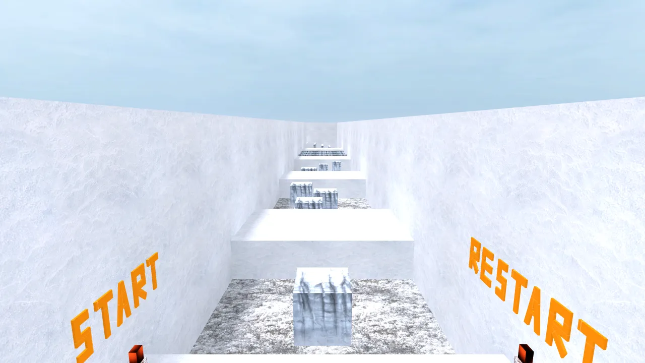 bhop_snowwhite, in-game view