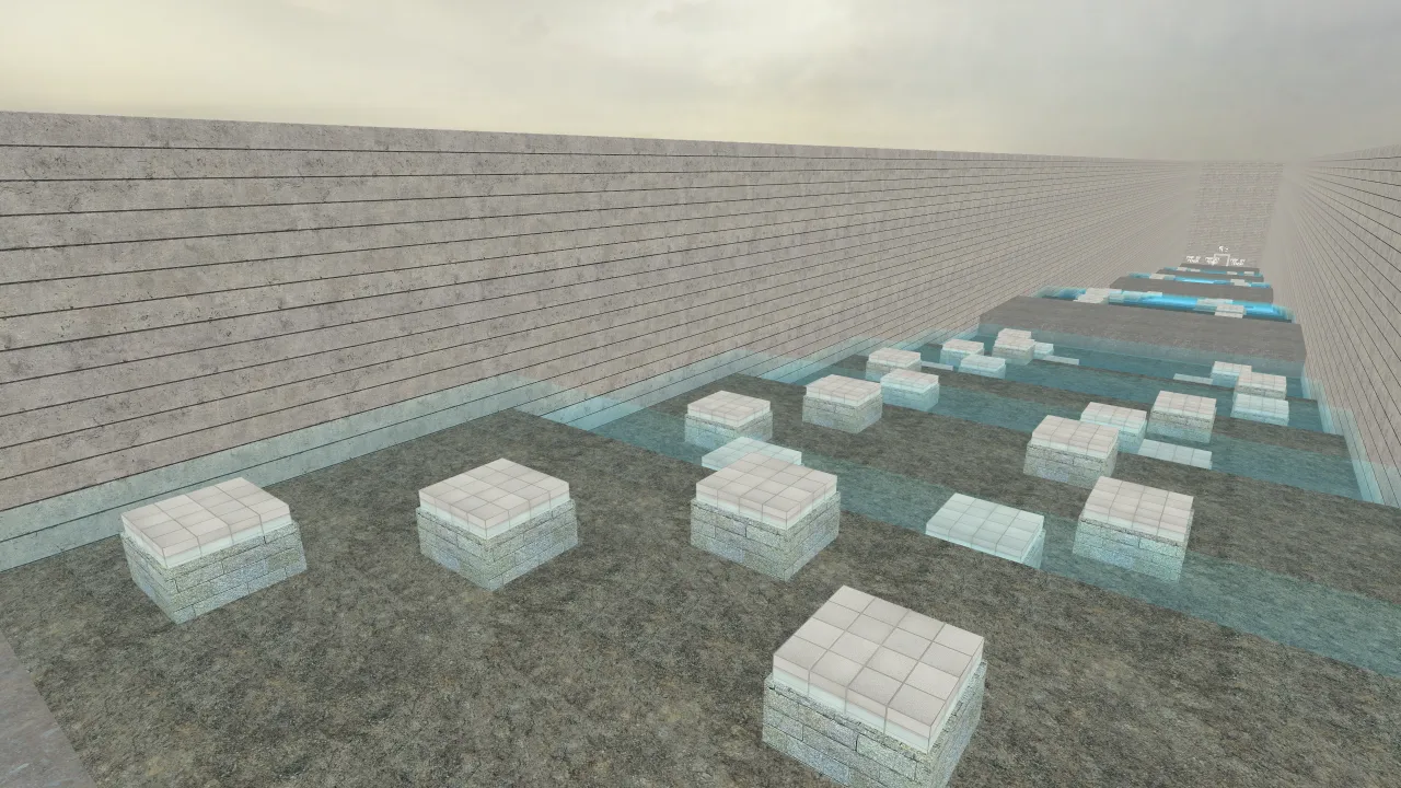 bhop_stairs, in-game view