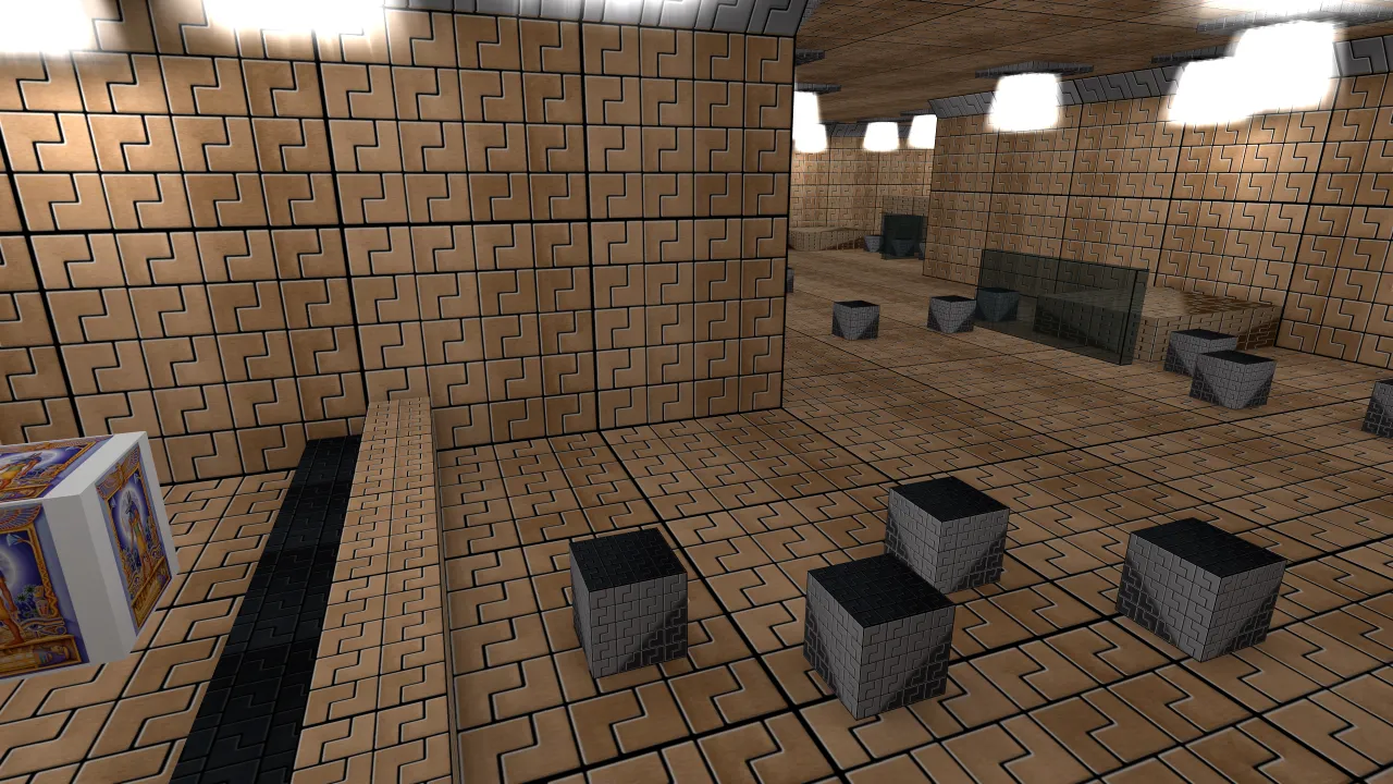 bhop_thc_gold, in-game view