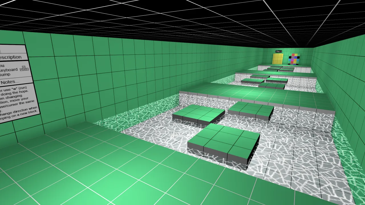 bhop_tut_v2, in-game view