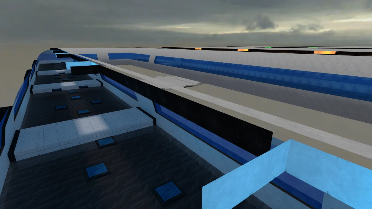 bhop_twisted, in-game view