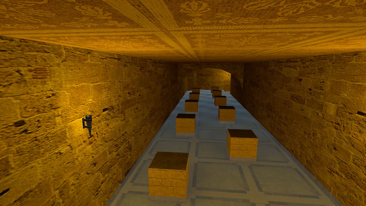 bhop_underground_crypt, in-game view